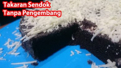 Cara Buat Bolu Kukus Ketan Hitam 3 Telur