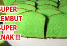 Resep Bolu Pandan Panggang Enak dan Lembut