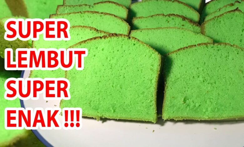 Resep Bolu Pandan Panggang Enak dan Lembut