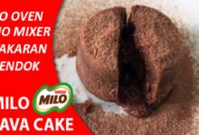 Resep Lava Cake Milo Kukus Takaran Sendok