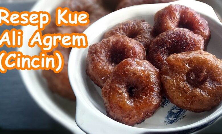 Resep Kue Ali Agrem (Kue Cincin) Anti Gagal