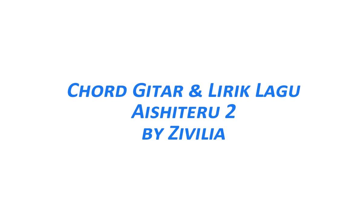 Aishiteru 2 chord